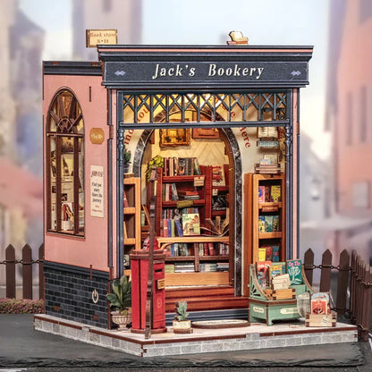 Book Nook Jakes Bookery – nastrojowe wnętrze księgarni w scenerii