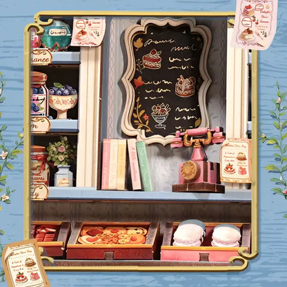 Book Nook Sweet Marie – detale drewnianych elementów DIY
