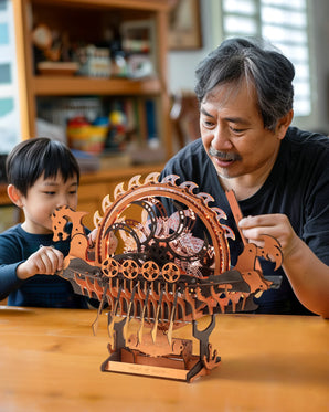 puzzle 3d statek piracki