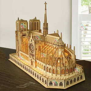 puzzle notre dame 3d