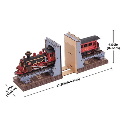 Book Nook Century Train – zestaw DIY przed montażem