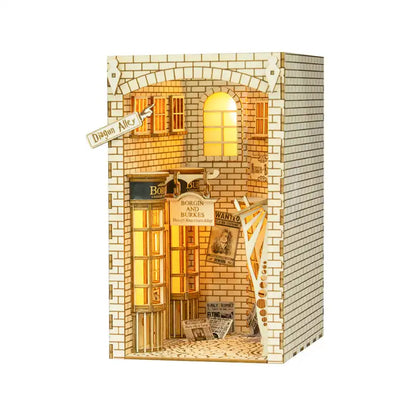 Book Nook Wizard Alley – oświetlenie LED rozświetlające magiczną uliczkę