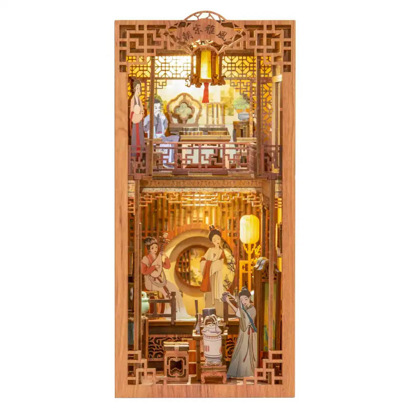 Book Nook Elegant Song Dynasty – detale chińskiego pawilonu w miniaturze
