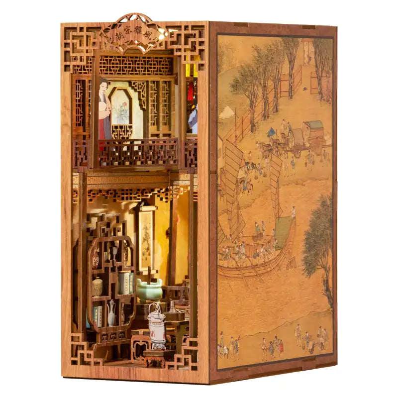 Book Nook Elegant Song Dynasty – oświetlenie LED podkreślające architekturę