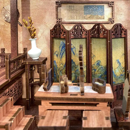 Book Nook Elegant Song Dynasty – wnętrze dioramy z oświetleniem LED