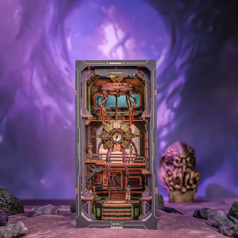 Book Nook Eye Of Old God – zagadkowy starożytny świat, diorama DIY z oświetleniem LED