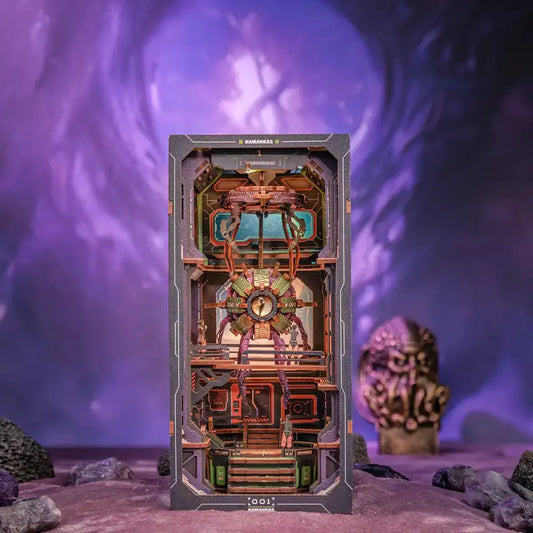 Book Nook Eye Of Old God – zagadkowy starożytny świat, diorama DIY z oświetleniem LED