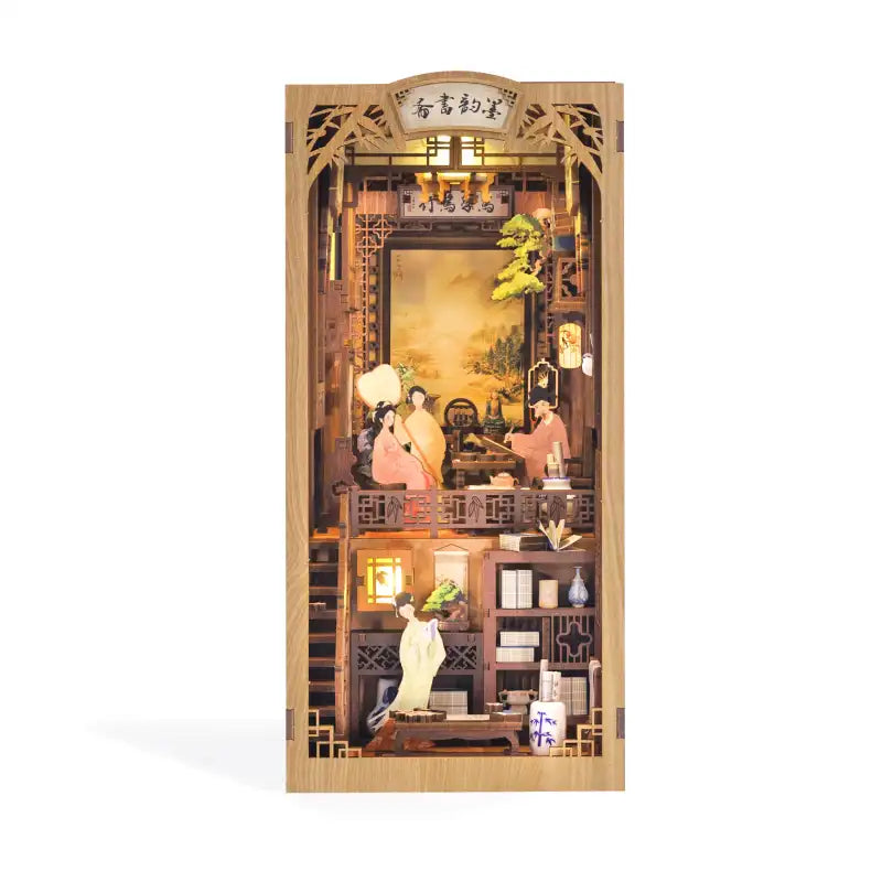 Book Nook Ink Rhyme Study – przybory do kaligrafii w miniaturze, detale