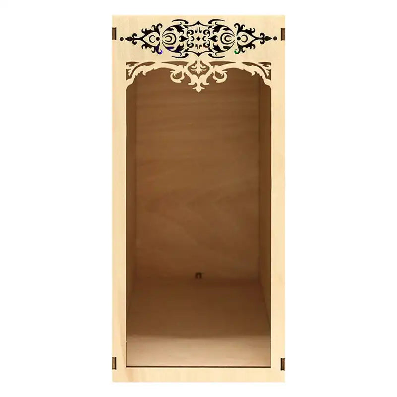 Book Nook Blank DIY Kit – elementy zestawu DIY przed montażem