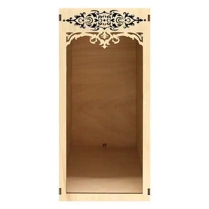 Book Nook Blank DIY Kit – elementy zestawu DIY przed montażem