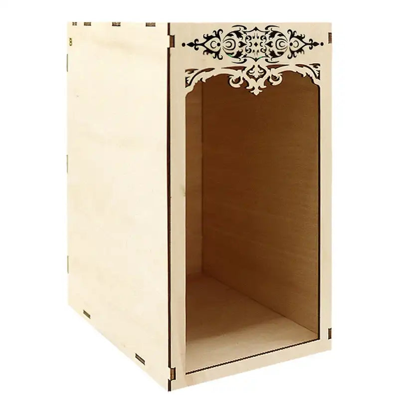 Book Nook Blank DIY Kit – miejsce na oświetlenie LED w bazie book nooka