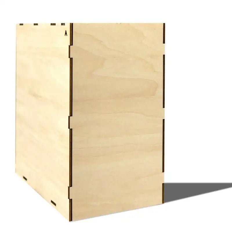 Book Nook Blank DIY Kit – pusty book nook ustawiony na półce