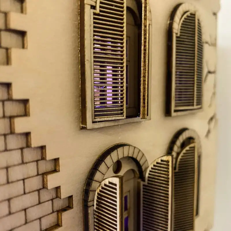 Book Nook Wizard Wand Shop – sklep z różdżkami DIY z LED – detale produktu 19