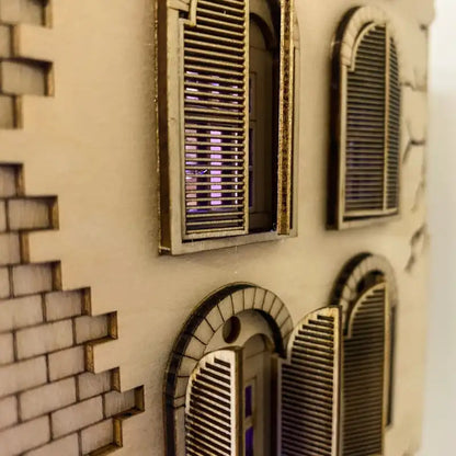 Book Nook Wizard Wand Shop – sklep z różdżkami DIY z LED – detale produktu 19