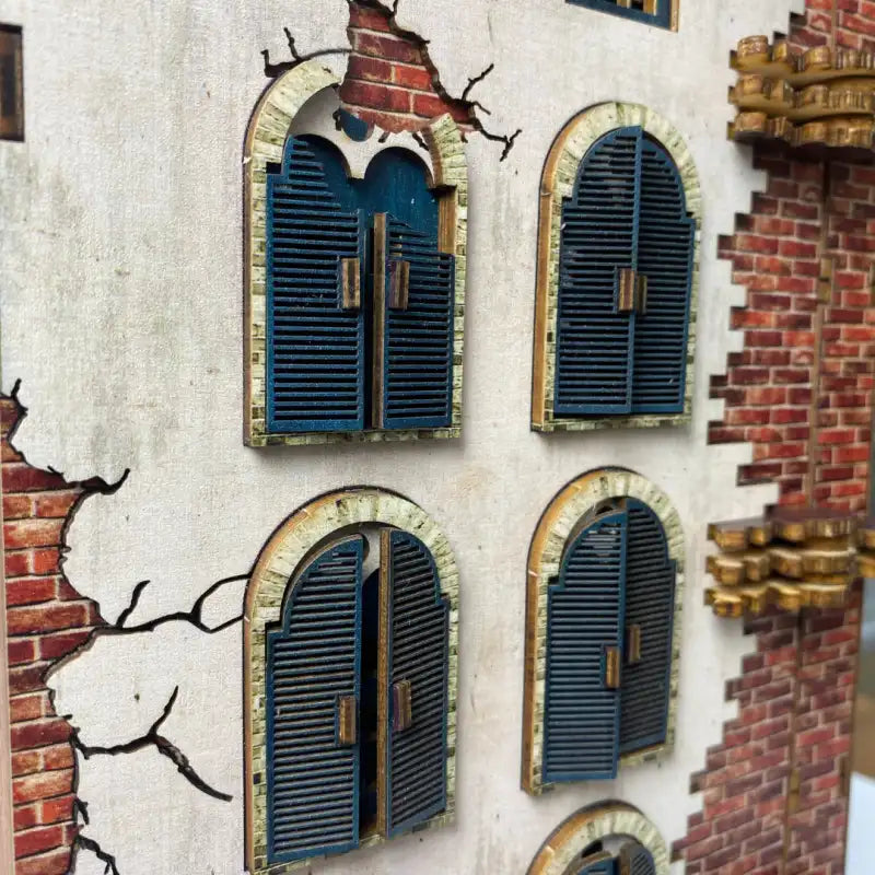 Book Nook Wizard Wand Shop – wariant kolorystyczny dioramy DIY
