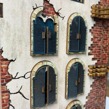 Book Nook Wizard Wand Shop – wariant kolorystyczny dioramy DIY