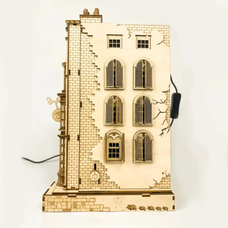 Book Nook Wizard Wand Shop – sklep z różdżkami DIY z LED – detale produktu 21