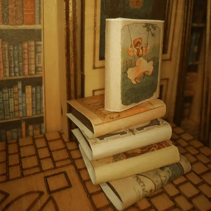 Book Nook Elven Bookshop – baśniowa księgarnia DIY z LED – detale produktu 21