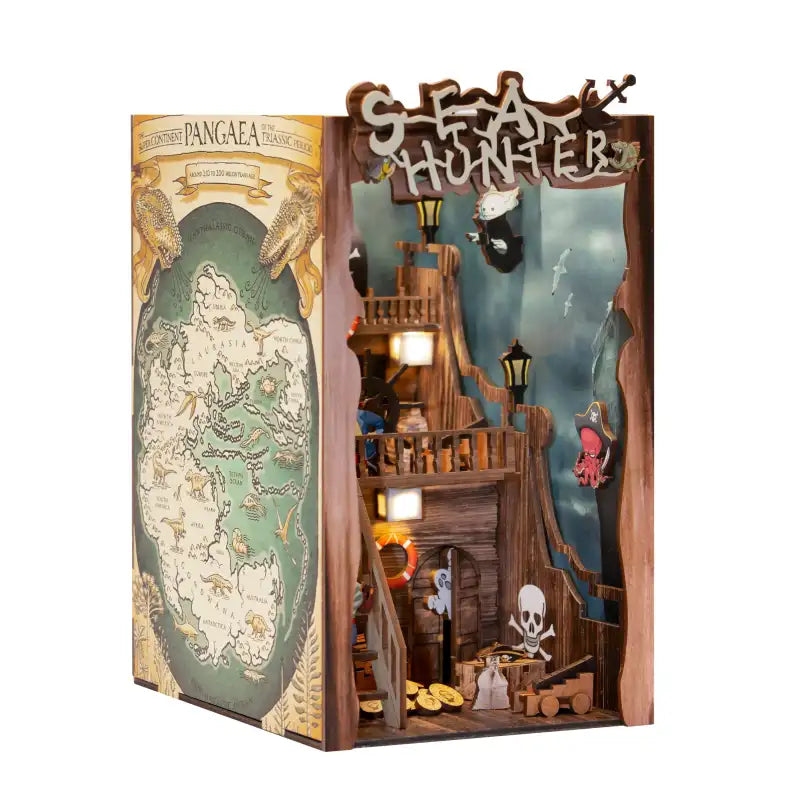 Book Nook Sea Hunter – oświetlenie LED oddające klimat statku korsarzy