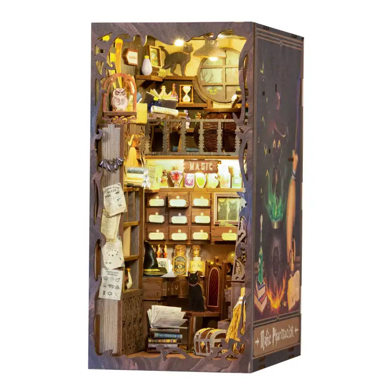Book Nook Magic Apothecary – witryna magicznej apteki w miniaturze