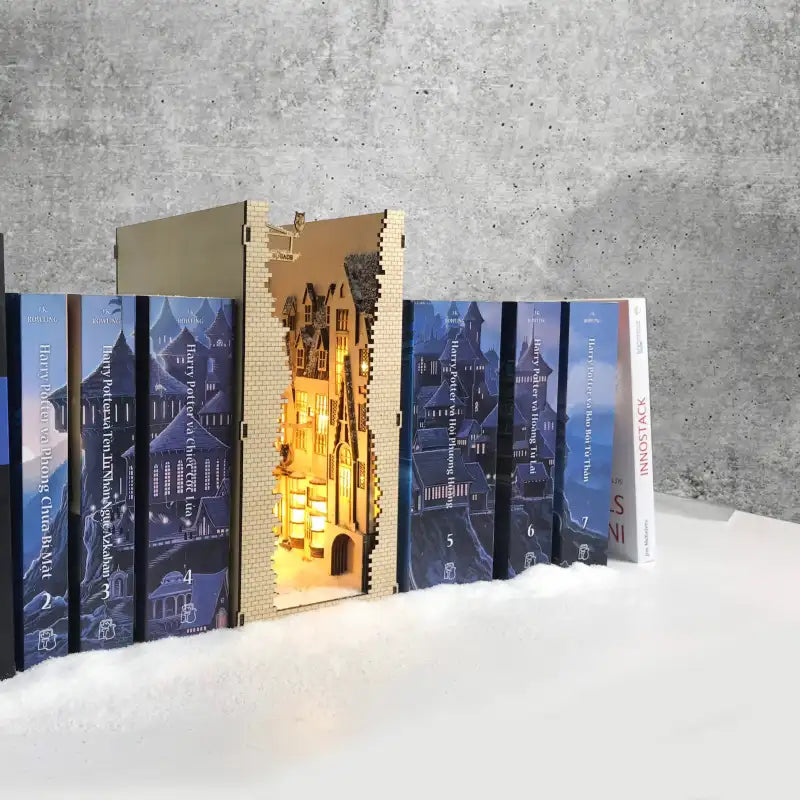 Book Nook Goathland Village – miniaturowe sklepiki wioski, detale