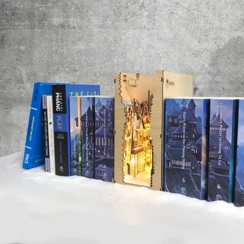 Book Nook Goathland Village – widok z boku magicznej wioski