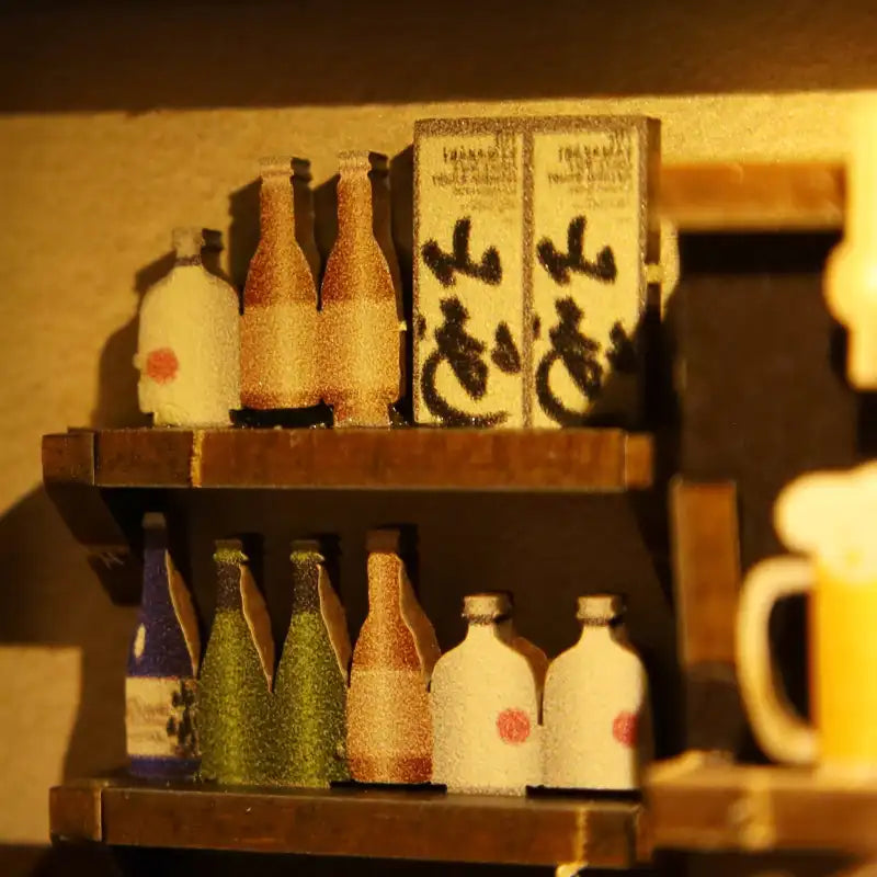 Book Nook Tokyo Shop – oświetlenie LED oddające klimat japońskiej uliczki