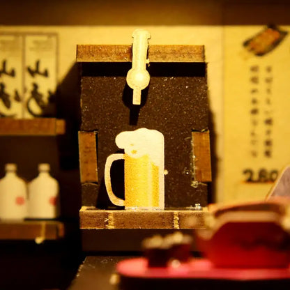 Book Nook Tokyo Shop – zestaw DIY przed montażem