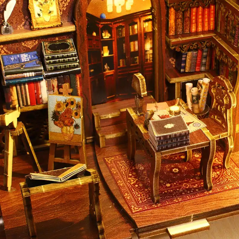 Book Nook Library Of Books – oświetlenie LED rozświetlające bibliotekę
