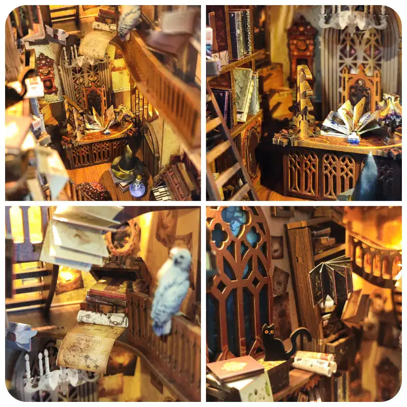 Book Nook Magic World – magiczne detale sceny w miniaturze