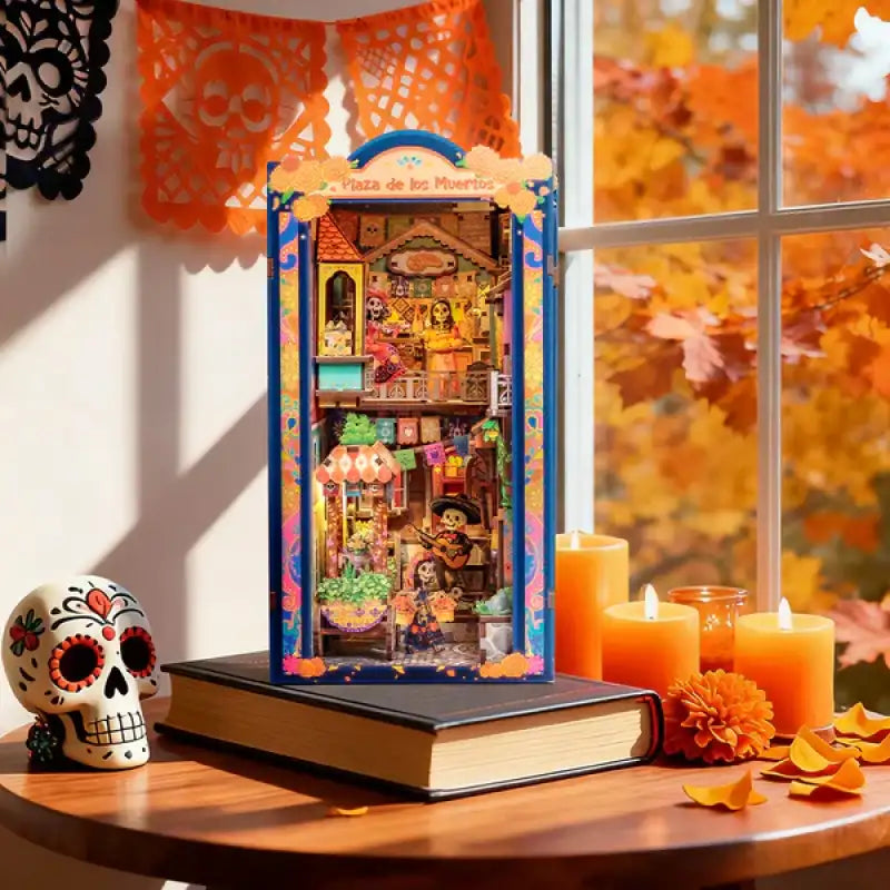 Book Nook Plaza De Los Muertos – oświetlenie LED rozświetlające uliczkę