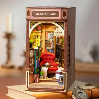 Book Nook Shakespeare Theater – miniaturowy teatr, diorama DIY z oświetleniem LED