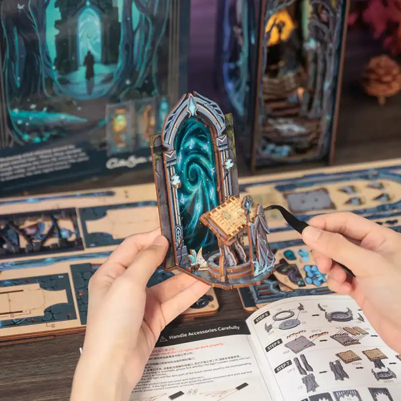 Book Nook Wonderland Gate – oświetlenie LED rozświetlające baśniową scenę