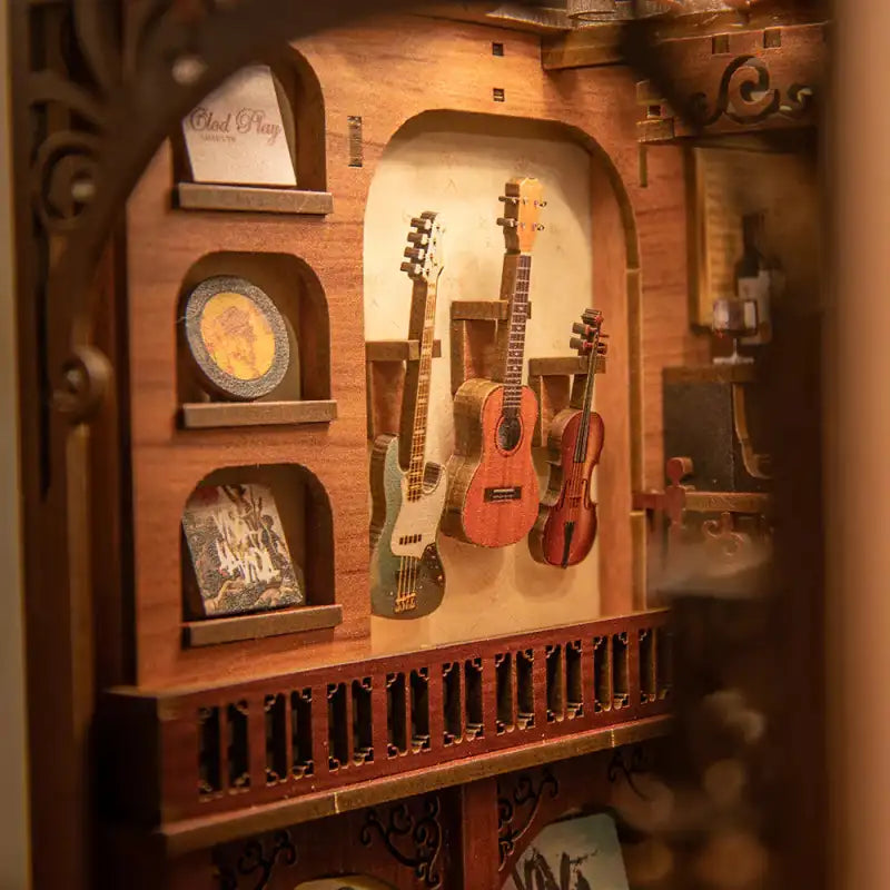 Book Nook Secret Rhythm – oświetlenie LED rozświetlające scenę