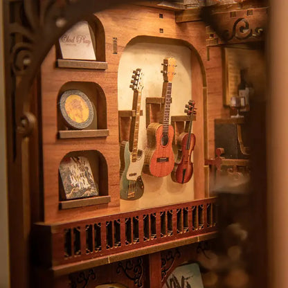 Book Nook Secret Rhythm – oświetlenie LED rozświetlające scenę