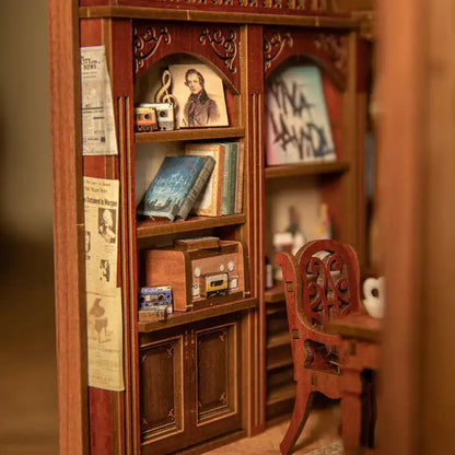 Book Nook Secret Rhythm – dolny poziom z detalami sceny