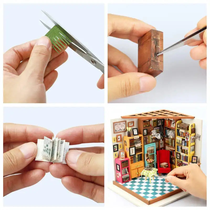 Biblioteka Sama – miniaturowe meble i dekoracje
