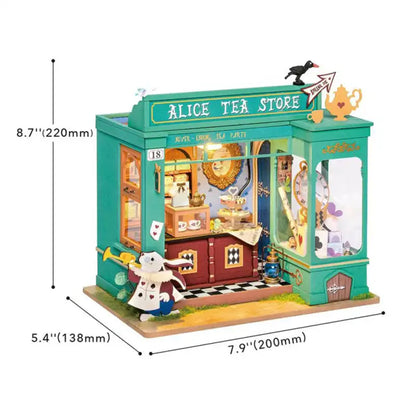 Herbaciarnia Alice – detale zestawu DIY