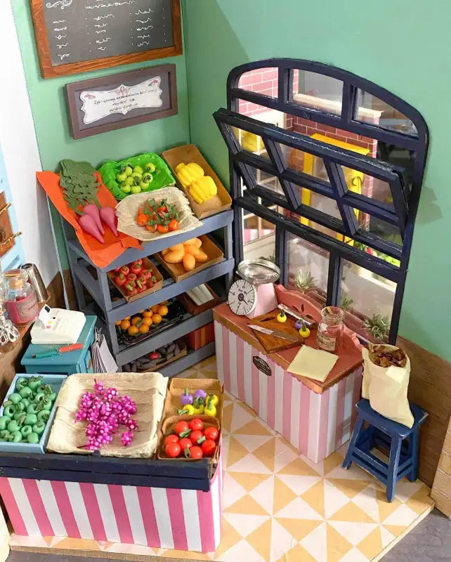 Sklep owocowy Carla – detale zestawu DIY