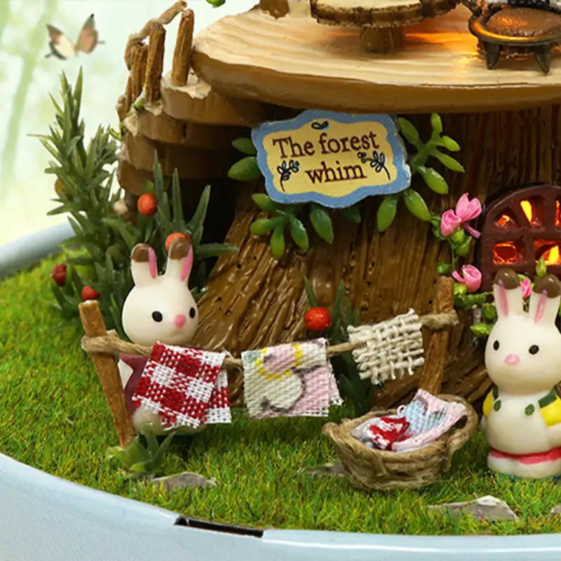 Leśna fantazja – miniaturowe meble i dekoracje