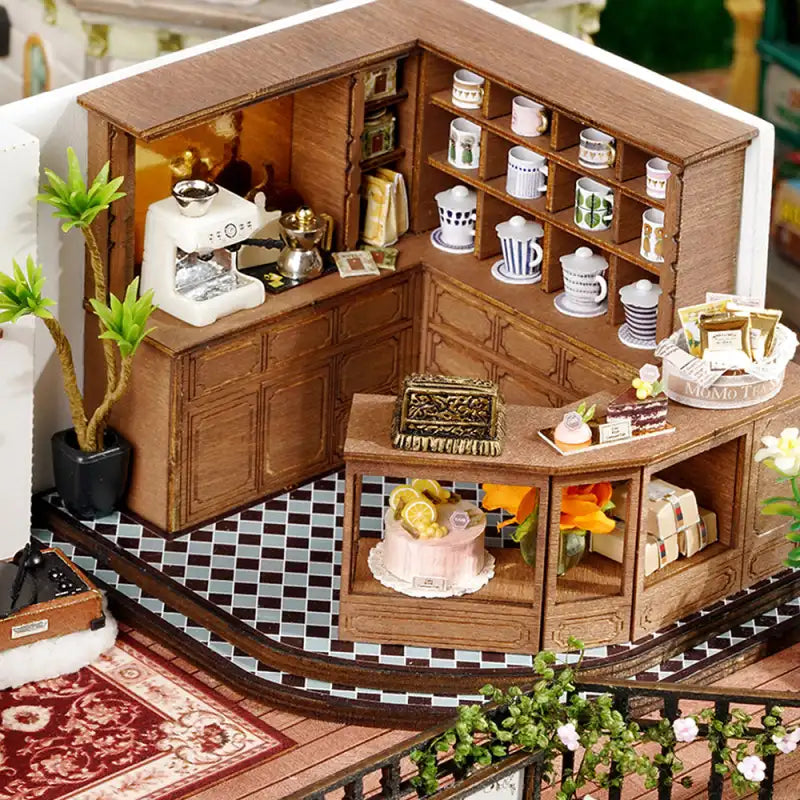 Leśna herbaciarnia – miniaturowe meble i dekoracje