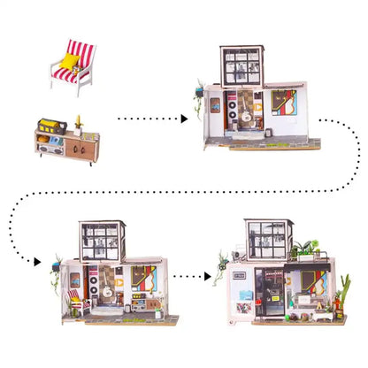 Kawalerka Kevina – miniaturowe meble i dekoracje