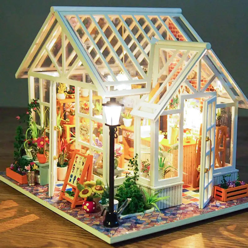 Kwiaciarnia Sosa – wnętrze miniaturowego domku