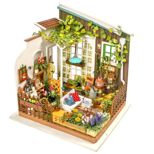 Miniaturowy domek Ogród Millera – zestaw DIY z LED – gotowy model
