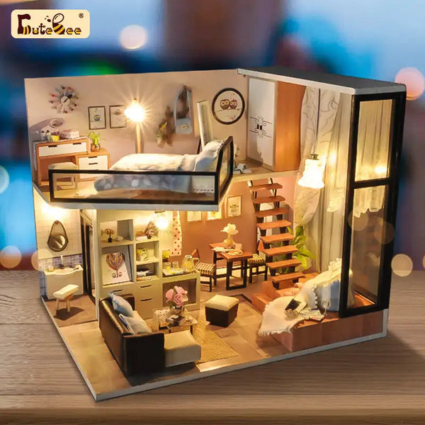 Miniaturowy domek Yuko Microdream – zestaw DIY z LED – gotowy model